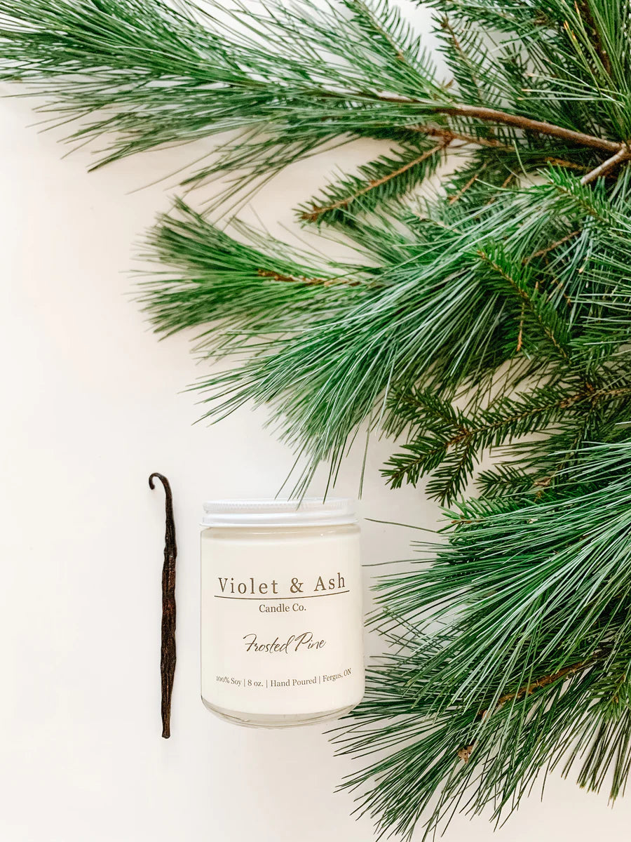 Violet and Ash Soy Candles