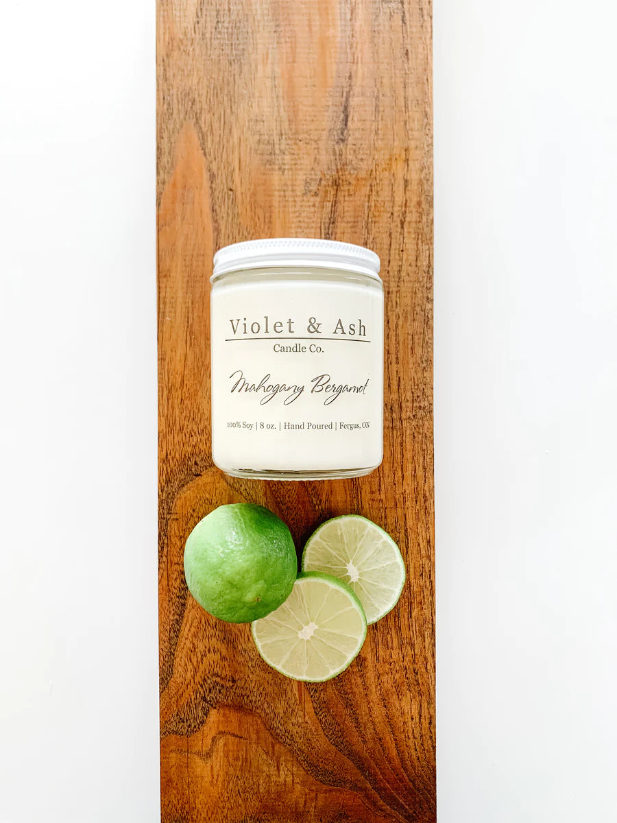 Violet and Ash Soy Candles