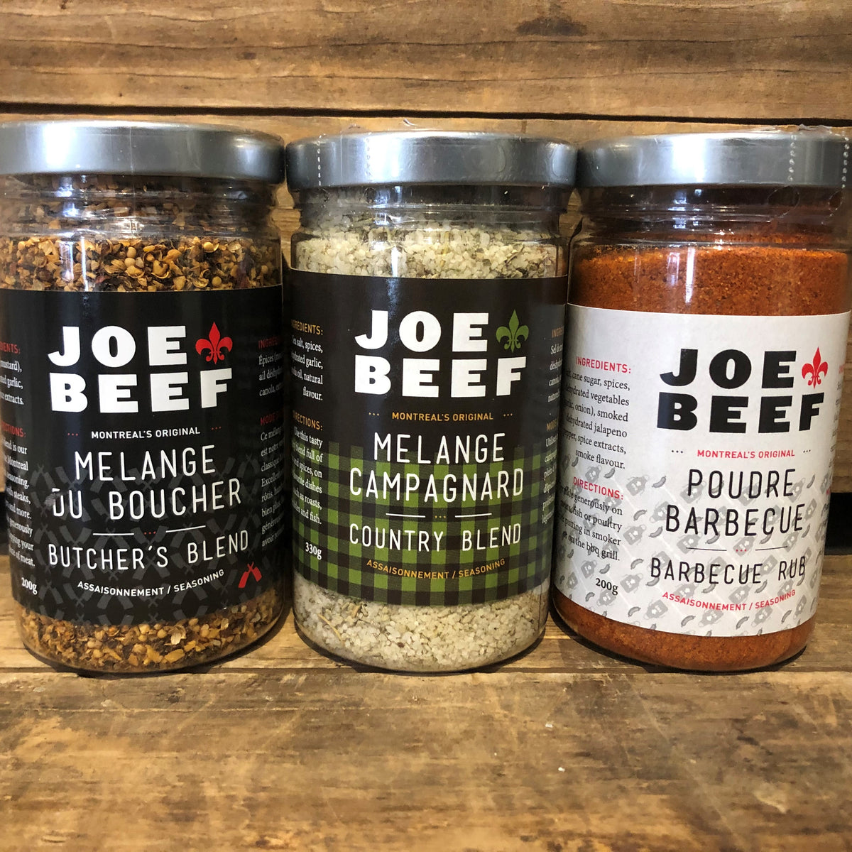 Joe Beef Spice Blends