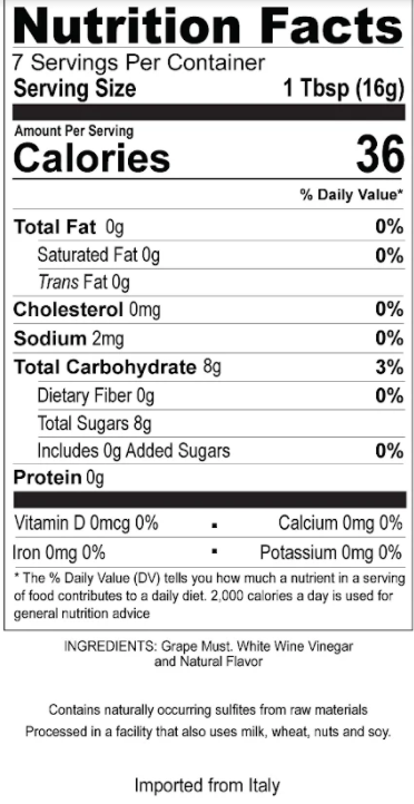 Coconut Lime White Balsamic