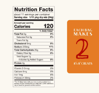 Urban Slicer Pizza Dough Mix