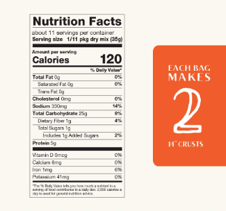 Urban Slicer Pizza Dough Mix