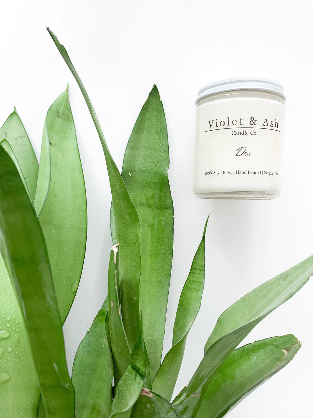 Violet and Ash Soy Candles