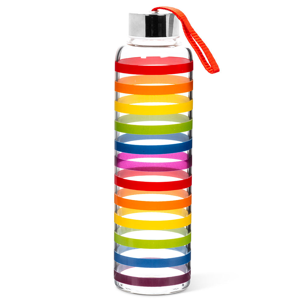 Glass Patterned Waterbottle