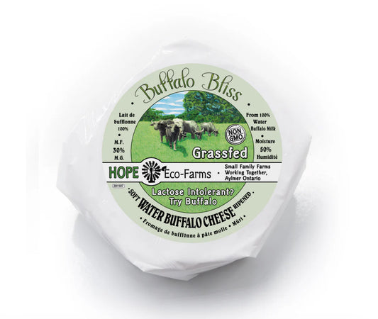 Package of Water Buffalo Bliss Grassfed Cheese