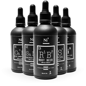 Nickel 9 Handcrafted Bitters  and Flavouring