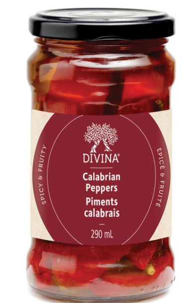 Divina Calabrian Peppers 290ml