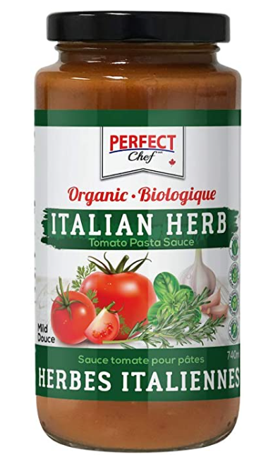 Perfect Chef Organic Tomato Pasta Sauce