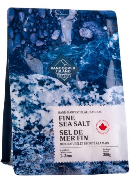 Vancouver Island Fine Sea Salt (300g bag)
